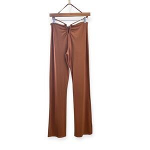 ASOS Women's Stretch Flare Trouser Pants UK 8 US 4 Brown NWOT